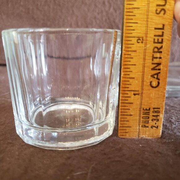 Bormioli‎ Rocco ITALY Clear Demitasse Espresso Cups & Saucers SET 4 - Picture 11 of 12